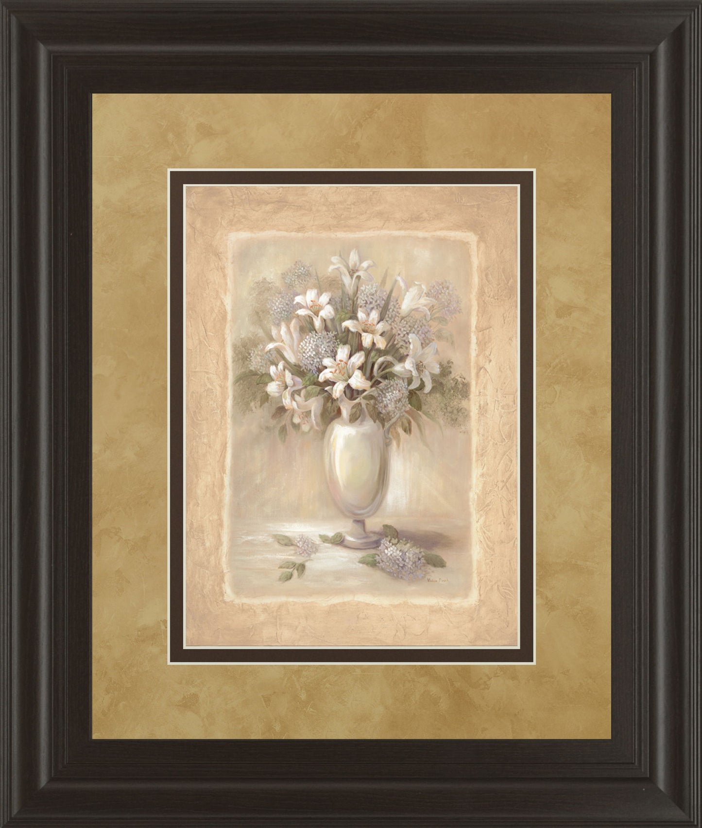 Bounty Il By Vivian Flasch - Framed Print Wall Art - Light Brown