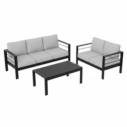 Outdoor Patio Set, All-Weather With Thick Cushions