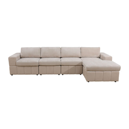 Modular Sectional Sofa, Reversible Set