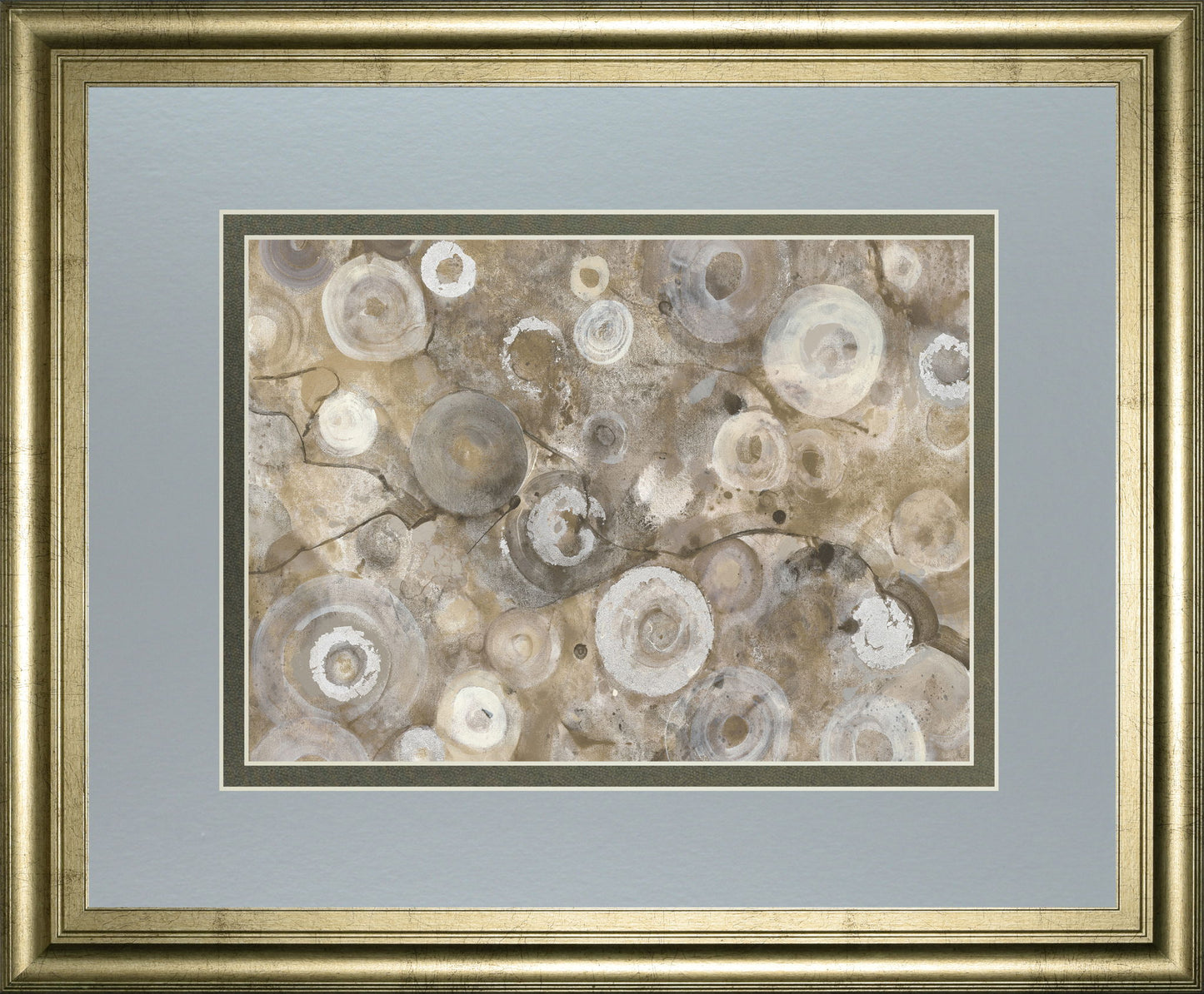 Natural Agate By Albena Hristova - Framed Print Wall Art - Beige