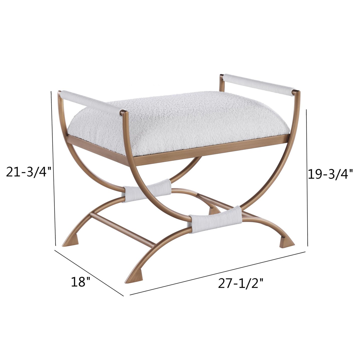 Nora - Bench - White