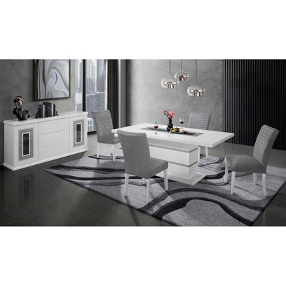 Ariya - Buffet With Clear Glass Inlay