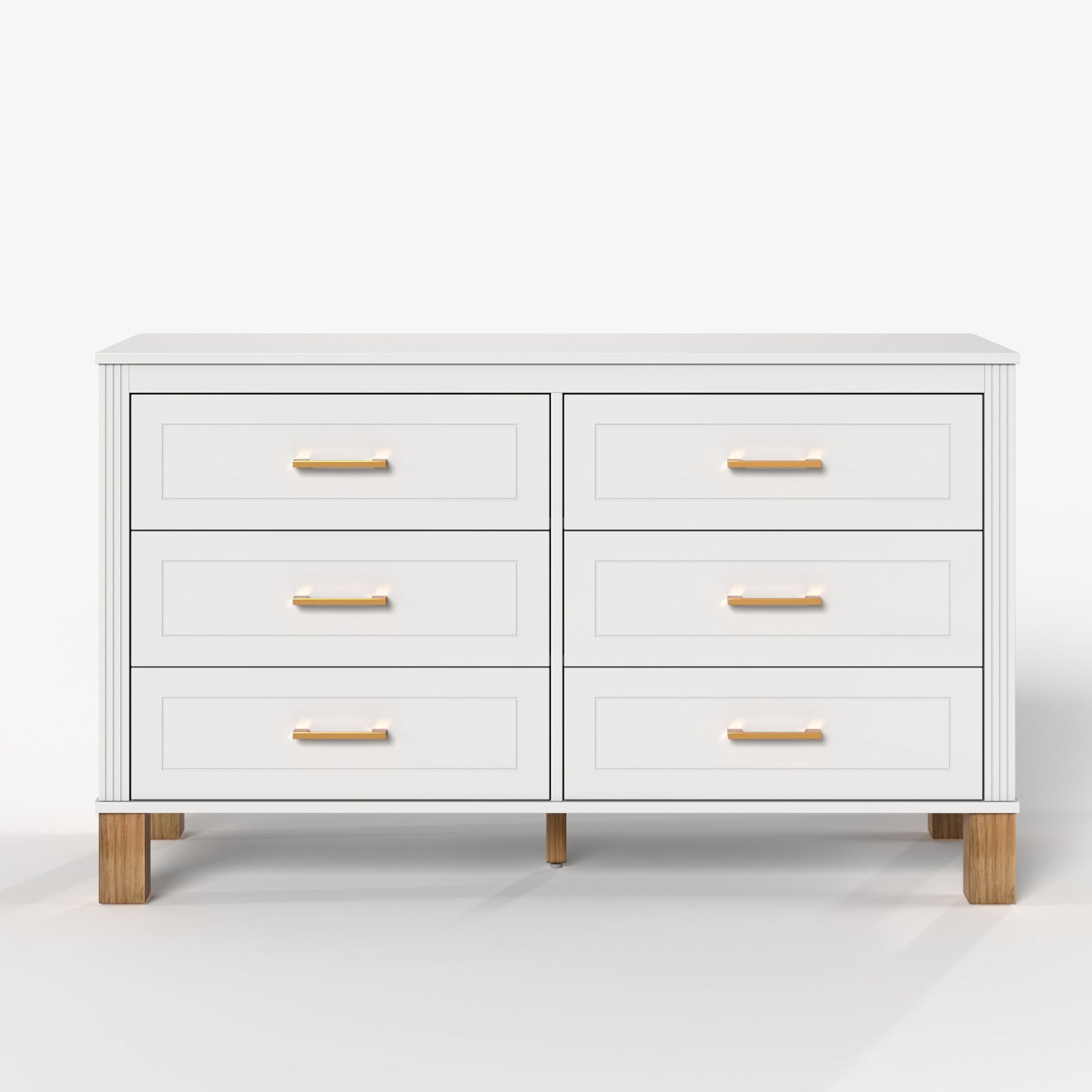 6 Drawer Double Dresser