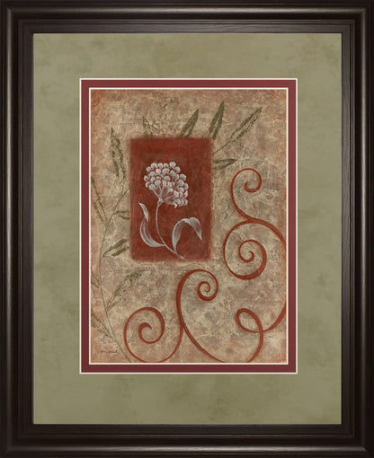 Florescence I By Jane Carroll - Framed Print Wall Art - Beige