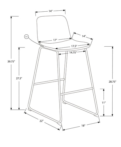 Office Chair, Bar Height, Standing, Computer Desk, Work, Look, Contemporary, Modern