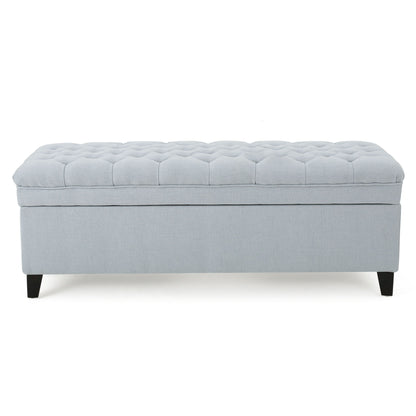 Juliana - Storage Ottoman With Birch Legs