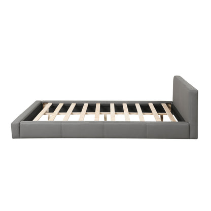 Stylish Upholstered Bed With Birch Wood Frame