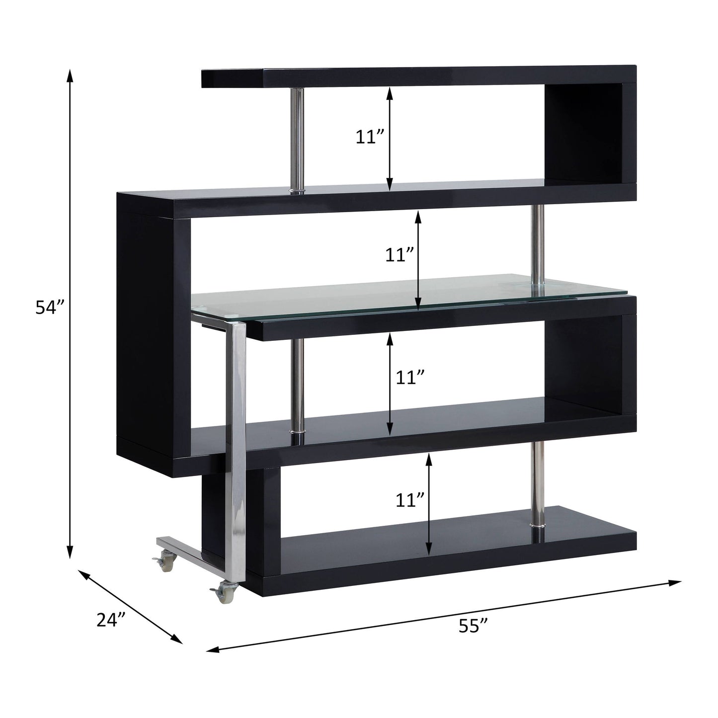 Buck II - Writing Desk With Bookshelf