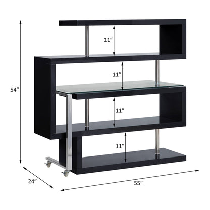 Buck II - Writing Desk With Bookshelf