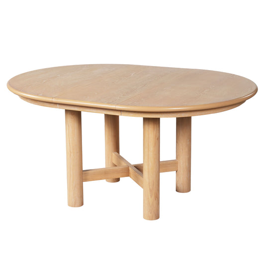 Extendable Oval Dining Table With Leaf