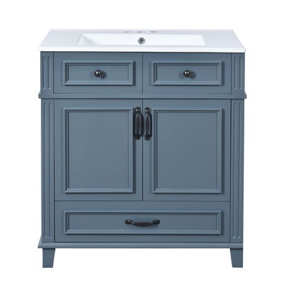 Bathroom Vanity With Sink, Storage Cabinet