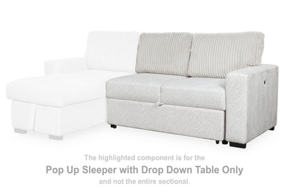 Wohlen - Pop Up Sleeper With Drop Down Table - Alloy