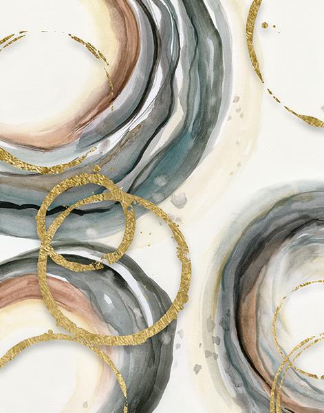 Gold Elasticity I By Nan (Small) - Beige