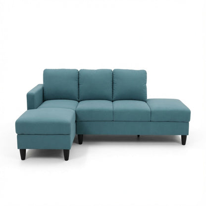 L - Shaped Sectional Sofa With Chaise & Ottoman