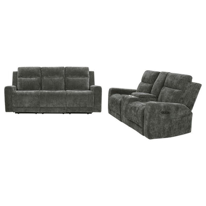 Kennett - Chenille Power Reclining Sofa Set