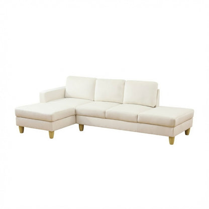 L - Shaped Sectional Sofa With Chaise & Ottoman