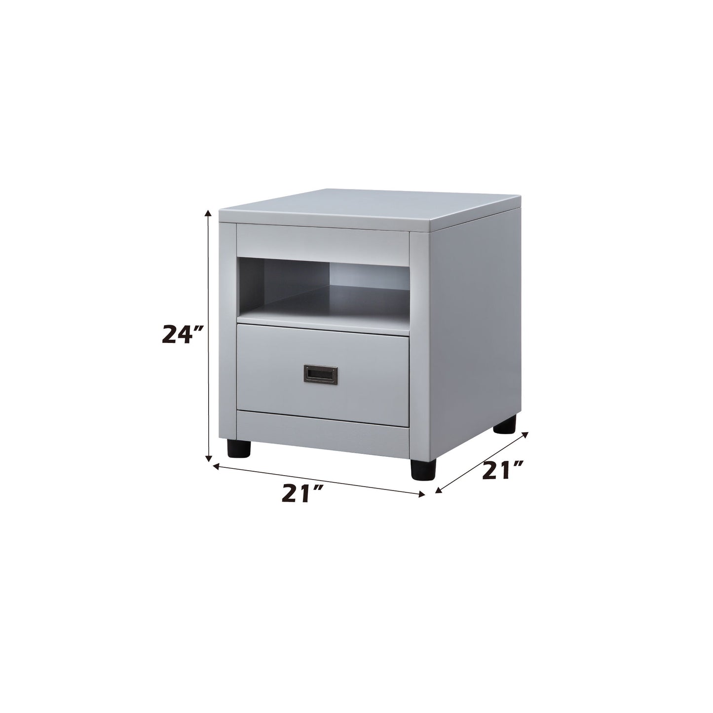 Eleanor - End Table - Gray
