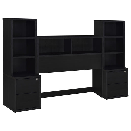Geary - 3 Piece Bedroom Set With Bookcase Headboard