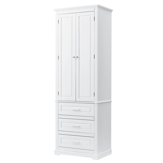 Storage Cabinet With 3 Drawers For Bathroom