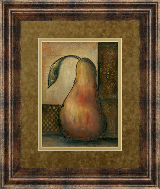 Peralicous Il By Joyce Combs - Framed Print Wall Art - Light Brown