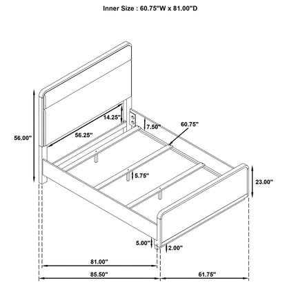 Mirador - Bedroom Set With Upholstered Headboard