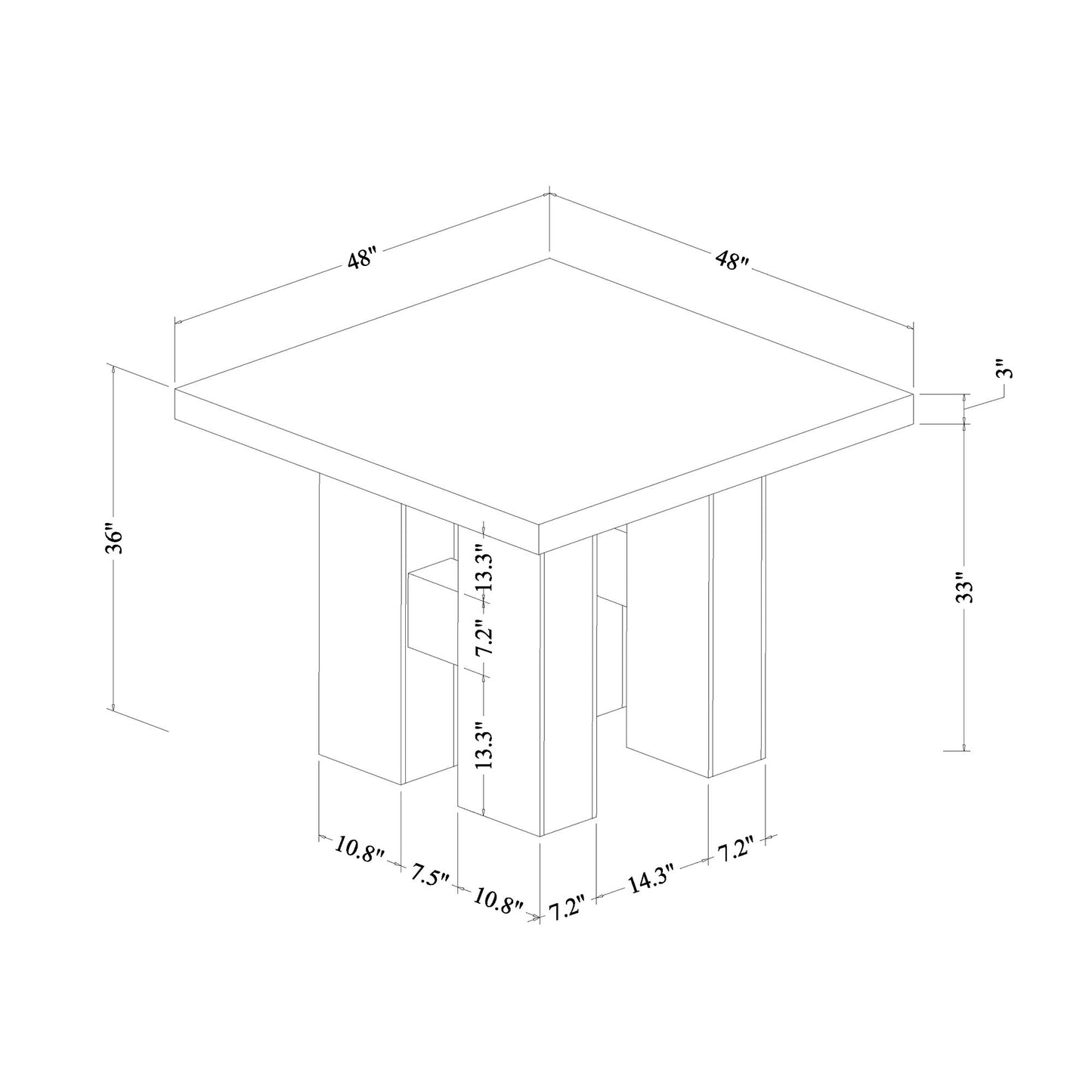 Mikha - Bar Table
