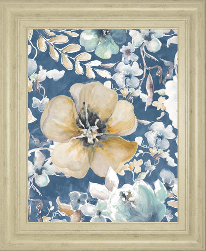 22x26 Indigo Beautiful I By PatriciaPinto - Blue