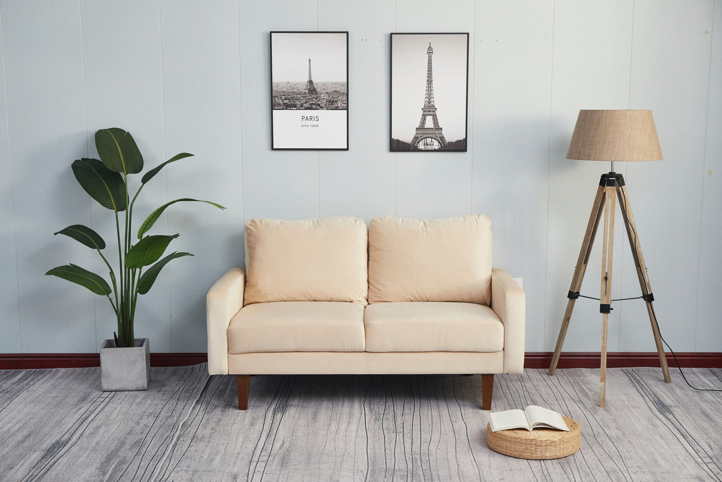 Comfortable Loveseat With Durable Construction