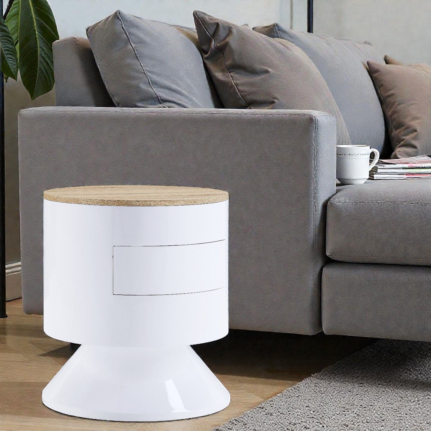 Otith - Accent Table - White
