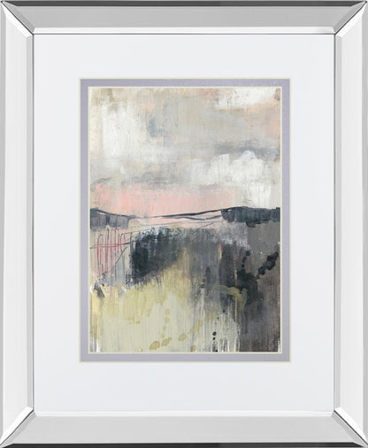 Blush Horizon I By Jennifer Goldberger - Gray