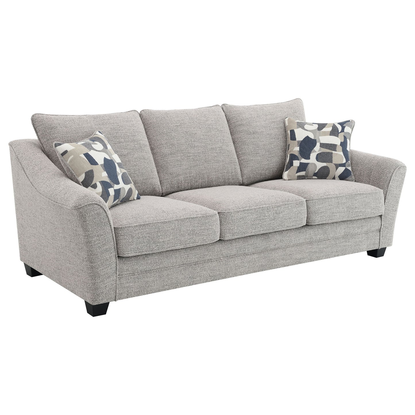 Mingle ] Upholstered Sofa - Light Gray