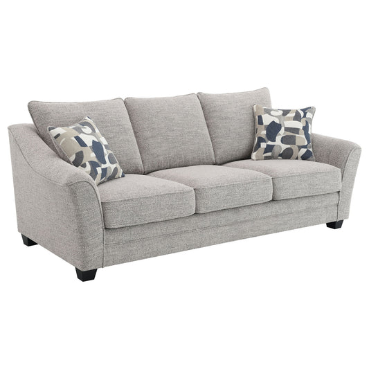 Mingle ] Upholstered Sofa - Light Gray