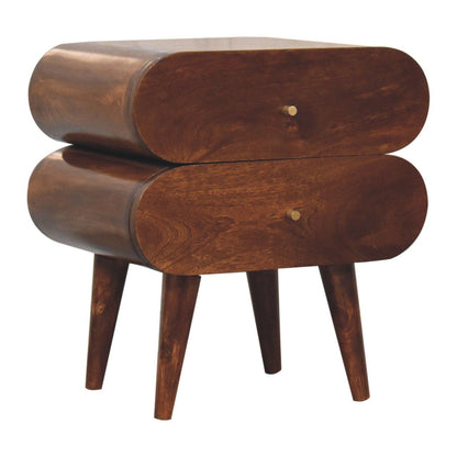 Bubble Nightstand - Brown