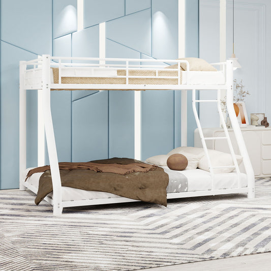Twin Over Full Bunk Bed - White