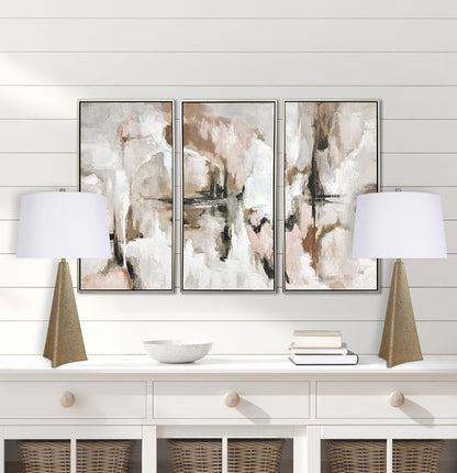 "Golden Apex" Ceramic Table Lamp (Set of 2) - Electroplated Gold