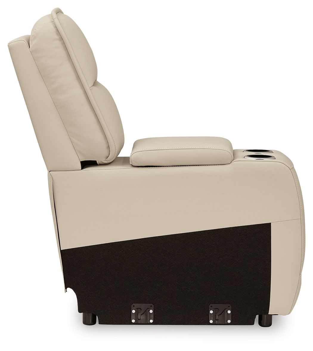 Double Deal - Console With Storage - Almond