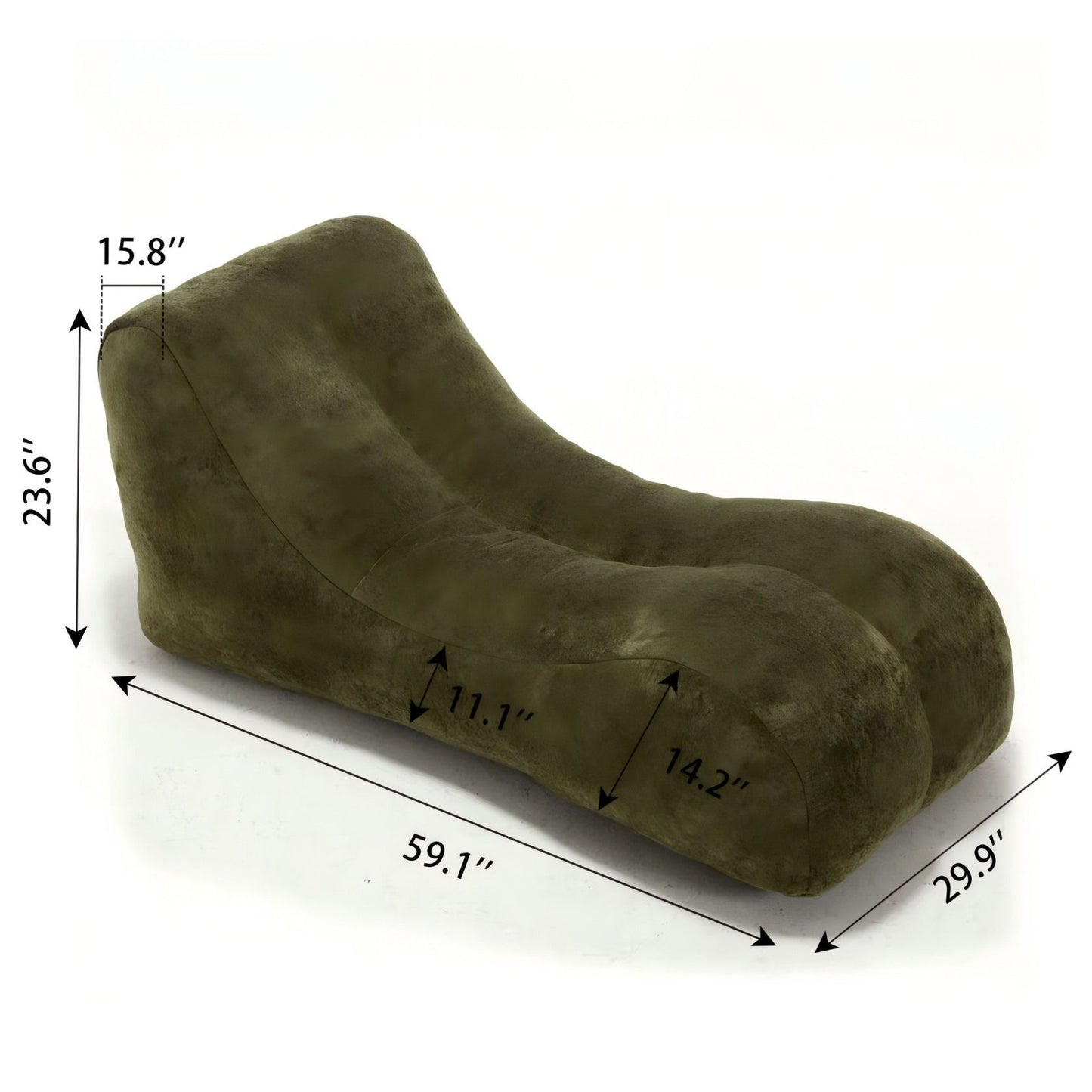 Creative Bean Bag Sofa Chair With High Quality Sponge Filling