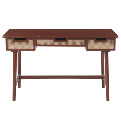 Writing Desk With 3 Drawers For Living Room