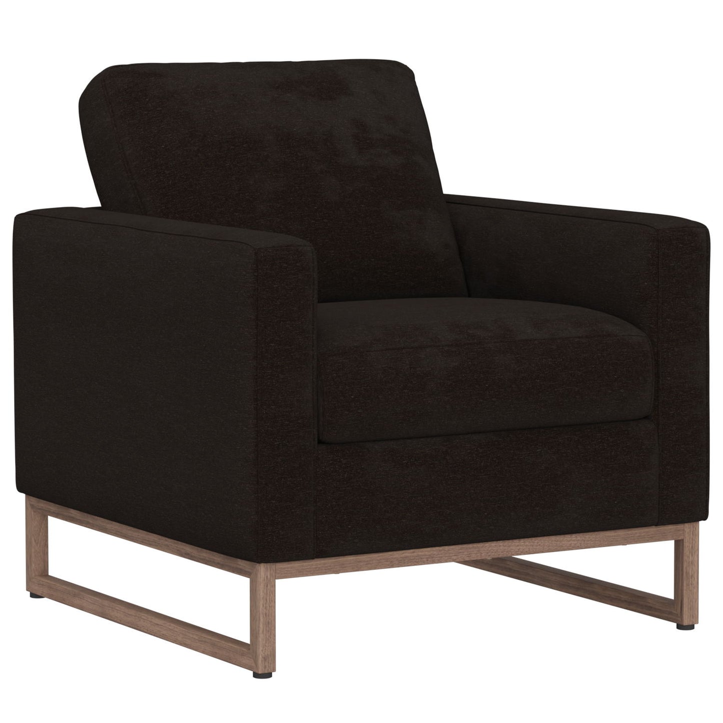 Accent Chair With Track Arm Design