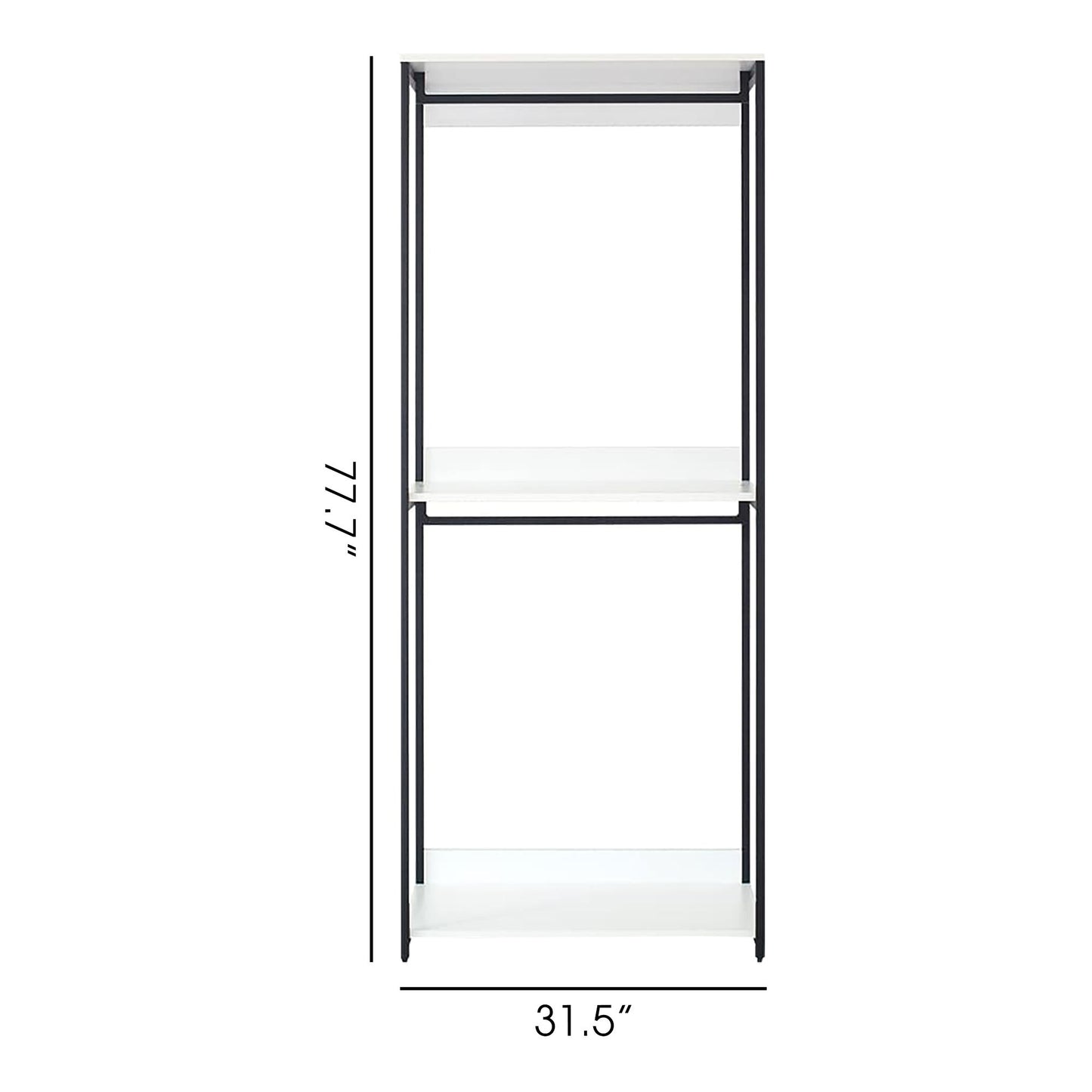 Fiona - Walk In Closet With Shelves
