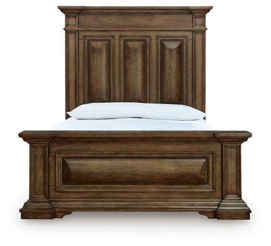 Frantanna - 3 Pc. - Queen Panel Bed, Dresser And Mirror - Brown