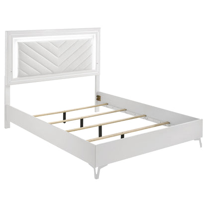 Buckley - Panel Bed With LED Trim