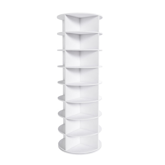 Rotating Shoe Rack Tower