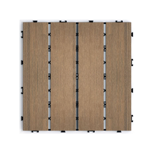 Patio Deck Tiles, Pack Of 22