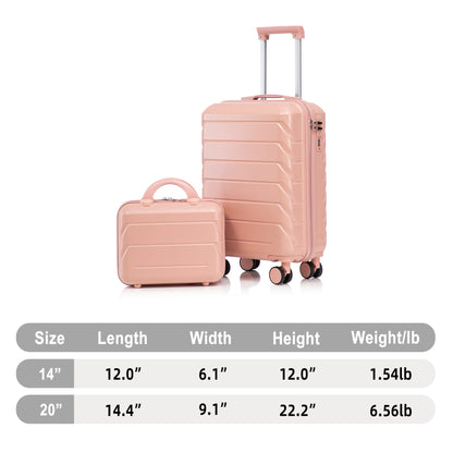 Spinner Luggage Set With Combination Lock