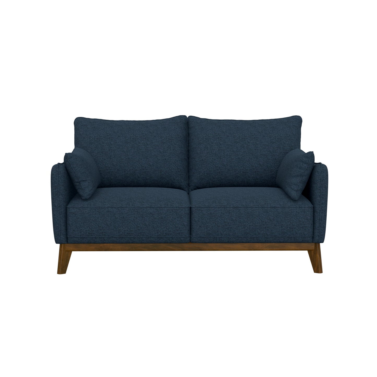 Loveseat With Flared Legs - Blue