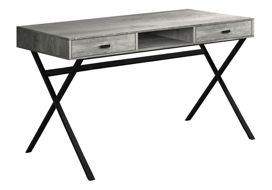 Computer Desk For Home Office, Laptop, Storage Drawers, Glossy Contemporary & Modern