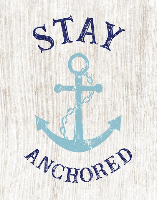 Stay Anchored By Cad Designs (Framed) - Beige