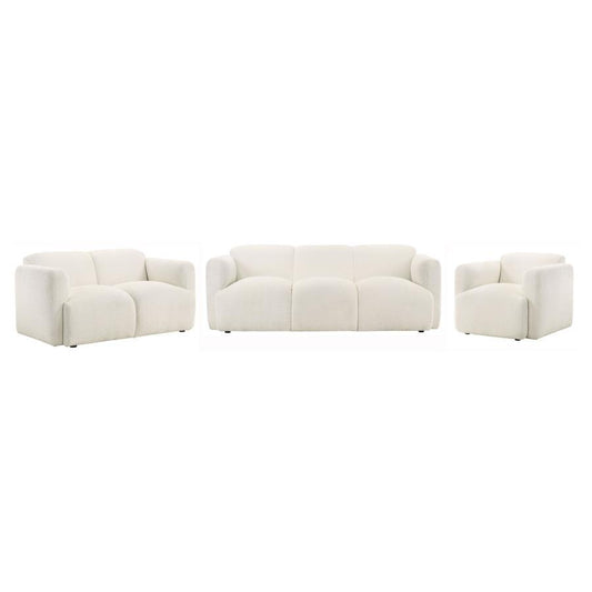 Dorset - Upholstered Round Track Arm Sofa Set