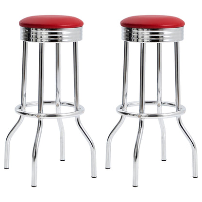 Bar Height Stool Vintage Style (Set of 2)